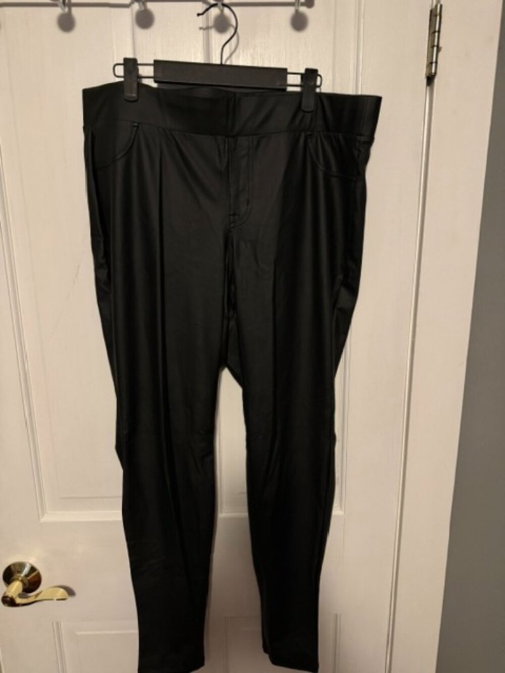 Torrid black pleather leggings